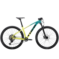 2021Trek X-Caliber 9 Hardtail Mountain Bike in Teal/Volt Fade