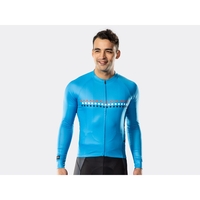Bontrager Circuit Mens Long-Sleeve Summer Cycling Jersey Blue