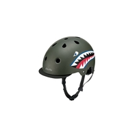 Electra Tigershark CE Helmet in Green