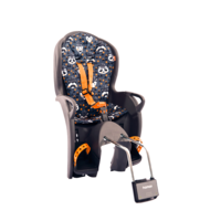 Hamax Kiss Frame Fit Child Seat Grey/Orange Animals Print