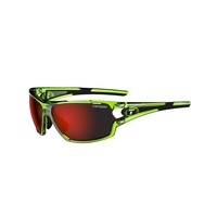 Tifosi Amok Sunglasses Crystal Neon Green/Red Clarion