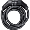 Trelock SK260 180x10mm Coiled Cable Combination Bike Lock