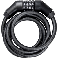 Trelock SK260 180x10mm Coiled Cable Combination Bike Lock