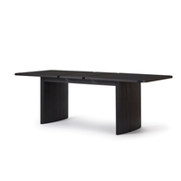 Black Oak Extendable Dining Table - Seats 8 - Jarel