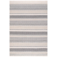 Boardwalk Indoor/Outdoor Grey Beige and White Rug - 200x290cm