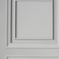 Georgian Grey Wood Panel Wallpaper - Fresco