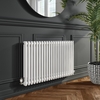Nambi White 2 Column Horizontal Radiator - 600 x 1008mm