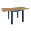 Navy & Oak Extendable Dining Table - Pegasus
