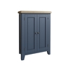 Navy & Oak Shoe Cupboard - Pegasus