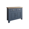 Navy & Oak Small Sideboard - Pegasus