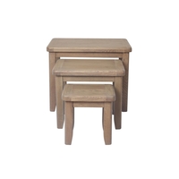 Nest of 3 Tables in Smoked Oak