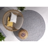 Nico Indoor/Outdoor Grey Round Rug - 200x200cm