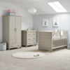 Nika Grey Wash 3-Piece Nursery Furniture Set - Obaby