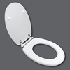 Nottingham White Soft Close Toilet Seat - High & Low Level Toilets