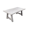 White Wooden Garden Dining Table