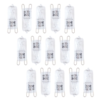 15 Pack of 18 Watt G9 Eco Halogen Light Bulbs,  Clear
