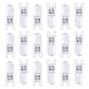 18 Pack of 18 Watt G9 Eco Halogen Light Bulbs,  Clear