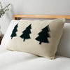 3 Christmas Trees Cushion,  Natural