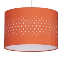 30cm Laser Cut Easyfit Shade,  Burnt Orange