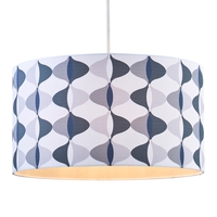 40cm Wave Easyfit Shade,  Grey