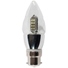 4W LED BC B22 Diamond Effect Candle Bulb,  Cool White