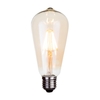 4W LED ES E27 Dimmable Decorative Filament Tear Drop Light Bulb,  Gold Tint