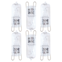 6 Pack of 18 Watt G9 Eco Halogen Light Bulbs,  Clear