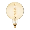 6W LED ES E27 200mm Dimmable Oversized Vintage Globe Bulb,  Amber
