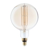 6W LED Oversized Vintage Style ES E27 Globe Filament Bulb,  Amber