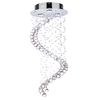 Abyss Flush Ceiling Light,  Chrome
