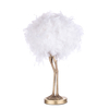Ada Ostrich Legs Table Lamp,  White and Gold