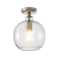 Alfie Bobble Glass Flush Ceiling Light,  Clear