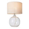 Alfie Bobble Glass Table Lamp,  Clear