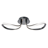 Alvar Petals LED Ceiling or Wall Light,  Black