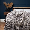 Animal Print Throw,  Grey