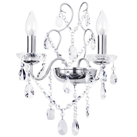 Annalee Wall Light,  Chrome