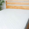 Anti-Bac and Anti-Allergy Mattress Protector Single,  White