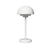 Apus LED Rechargeable Outdoor Mushroom Table Lamp,  White