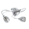 Arya Tangle Bathroom Flush Ceiling Light,  Chrome