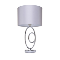 Aspen Sculptural Table Lamp,  Chrome