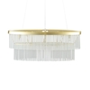 Aubrey Oval Diner Ceiling Pendant,  Brass