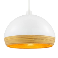 Bamboo Dome Easyfit Shade,  White