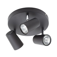 Barley Spotlight Plate,  Matte Black