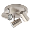 Barley Spotlight Plate,  Satin Nickel