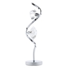 Bella Wavy Table Lamp,  Chrome