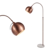 Benson Curved Floor Lamp,  Copper