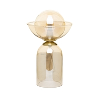 Birch Glass Table Lamp,  Champagne