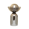 Birch Glass Table Lamp,  Smoke