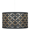 Bizet Laser Cut Out Easyfit Lampshade,  Black