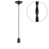 Black Twisted Cable Kit,  Black Nickel